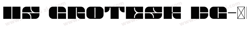 HS Grotesk Bg字体转换